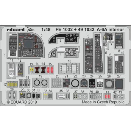 Eduard A-6A interior (Hobby Boss)