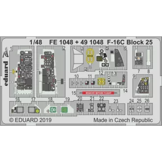 Eduard F-16C Block 25 for Tamiya fotómaratás