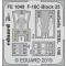 Eduard F-16C Block 25 seatbelts STEEL for Tamiya fotómaratás