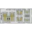 Eduard F-14D seatbelts STEEL for AMK fotómaratás