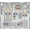 Eduard Lightning F.2A seatbelts STEEL for Airfix fotómaratás