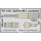 Eduard Spitfire Mk.I seatbelts STEEL for Airfix fotómaratás