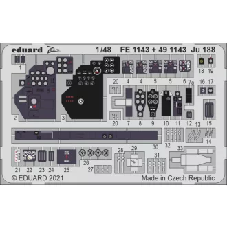 Eduard Ju 188 for REVELL fotómaratás