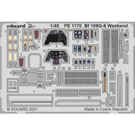 Eduard Bf 109G-6 Weekend (Eduard)