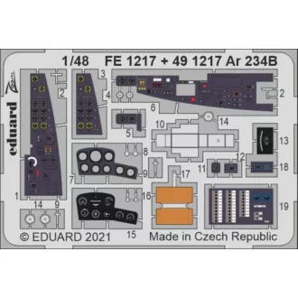 Eduard Ar 234B HASEGAWA/HOBBY 2000 fotómaratás