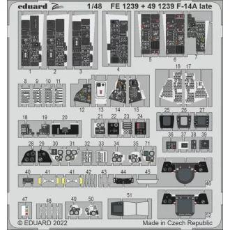 Eduard F-14A late for TAMIYA fotómaratás