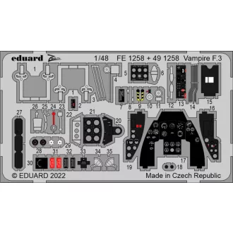 Eduard Vampire F.3 for AIRFIX fotómaratás