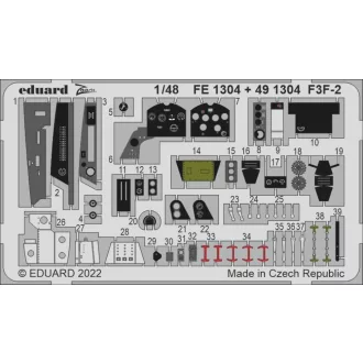 Eduard F3F-2 for ACADEMY fotómaratás