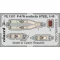 Eduard P-47N seatbelts STEEL for ACADEMY fotómaratás