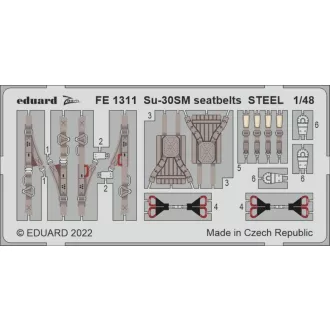   Eduard Su-30SM seatbelts STEEL for GREAT WALL HOBY fotómaratás