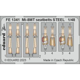 Eduard Mi-8MT seatbelts STEEL (Zvezda)