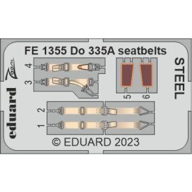 Eduard Do 335A seatbelts STEEL (Tamiya)