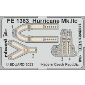 Eduard Hurricane Mk. IIc seatbelts STEEL (Arma hobby)