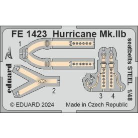 Eduard Hurricane Mk. IIb seatbelts STEEL (Arma Hobby)