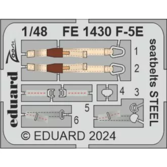 Eduard F-5E seatbelts STEEL AFV CLUB / EDUARD fotómaratás