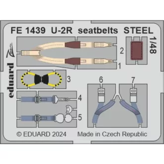 Eduard U-2R seatbelts STEEL HOBBY BOSS fotómaratás