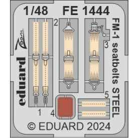 Eduard FM-1 seatbelts STEEL (Tamiya)