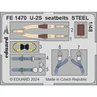 Eduard U-2S seatbelts STEEL fotómaratás