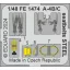 Eduard A-4B/C seatbelts STEEL fotómaratás