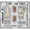 Eduard Bf 109E-3 seatbelts STEEL HOBBY BOSS fotómaratás