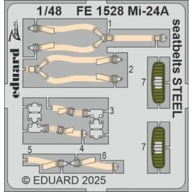 Eduard Mi-24A seatbelts STEEL (Trumpeter)