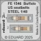 Eduard Buffalo US seatbelts STEEL TAMIYA fotómaratás