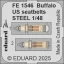 Eduard Buffalo US seatbelts STEEL TAMIYA fotómaratás