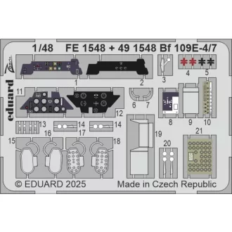 Eduard Bf 109E-4/7 TAMIYA fotómaratás