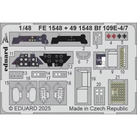 Eduard Bf 109E-4/7 (Tamiya)