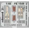 Eduard Bf 109E-4/7 seatbelts STEEL TAMIYA fotómaratás