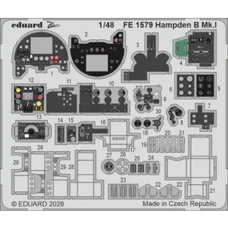Eduard Hampden B Mk.I for ICM fotómaratás