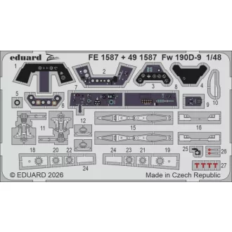 Eduard Fw 190D-9 for Miniart fotómaratás