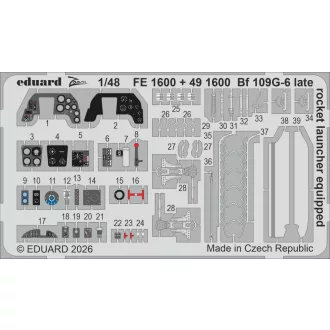 Eduard Bf 109G-6 late (rocket launcher equipped) (Tamiya)