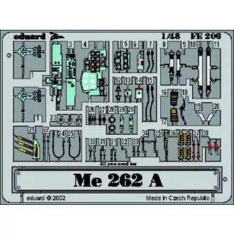 Eduard Me 262 A-2 fotómaratás