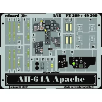 Eduard AH-64 A Apache fotómaratás