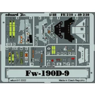 Eduard Fw-190D-9 fotómaratás