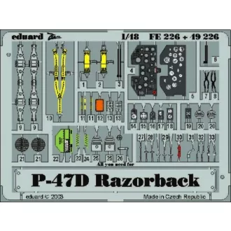 Eduard P-47D Razorback fotómaratás