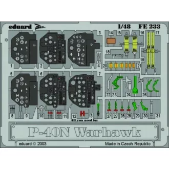 Eduard P-40N Warhawk fotómaratás