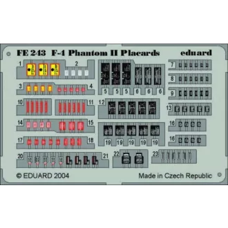 Eduard F-4 Phantom II Placards fotómaratás