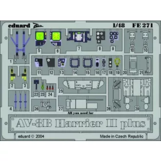 Eduard AV-8B Harrier II Plus fotómaratás