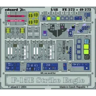Eduard F-15E Strike Eagle Interior Set fotómaratás