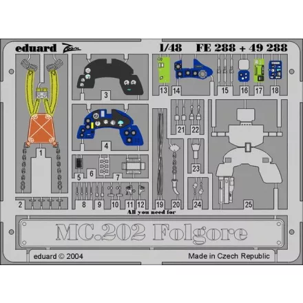 Eduard MC 202 Folgore (Hasegawa)