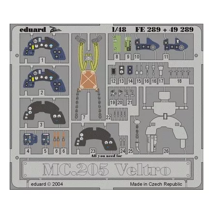 Eduard MC 205 Veltro (Hasegawa)