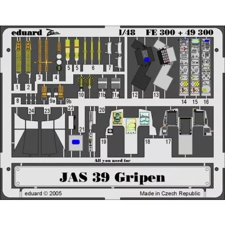 Eduard JAS-39 Gripen (Italeri)