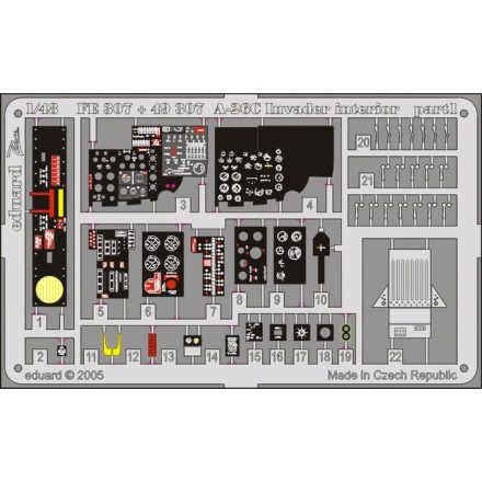 Eduard A-26C interior (Revell)