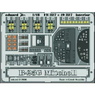   Eduard B-25G Mitchell interior Für Accurate Miniatures Bausatz fotómaratás