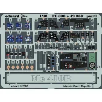 Eduard Me 410B für Revell Monogramm Bausatz fotómaratás