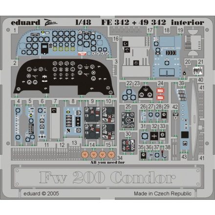 Eduard Fw 200 Condor interior (Trumpeter)