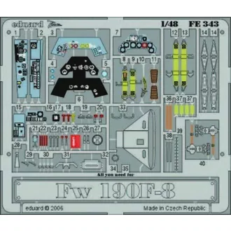 Eduard Fw 190F-8 Für Tamiya Bausatz fotómaratás
