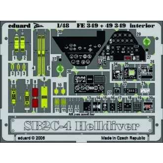   Eduard SB2C-4 Helldiver interior Für Revell-Monogram Bausatz fotómaratás